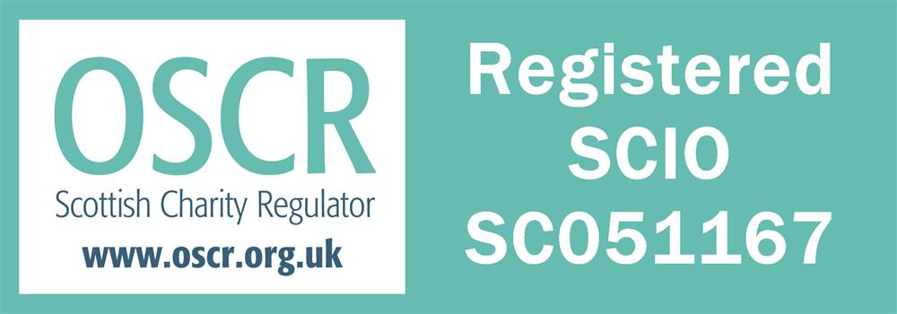 OSCR logo, Registered SCIO SC051167 Baird TV Centenary Trust